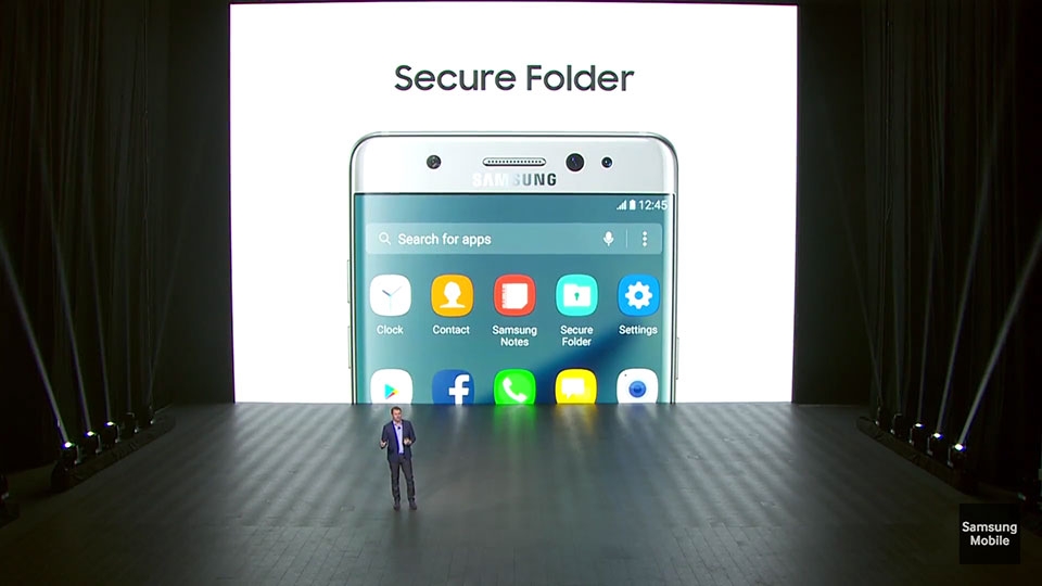 Thư mục an toàn trên Note 7