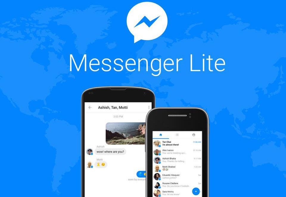Facebook Mesenger Lite chính thức ra mắt trên Android Facebook Mesenger Lite chính thức ra mắt trên Android