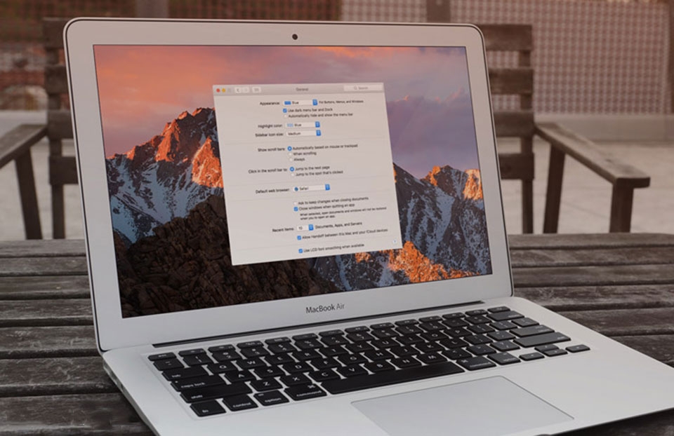 Kích hoạt chế độ Dark Mode trên MacOS Sierra Kích hoạt chế độ Dark Mode trên MacOS Sierra