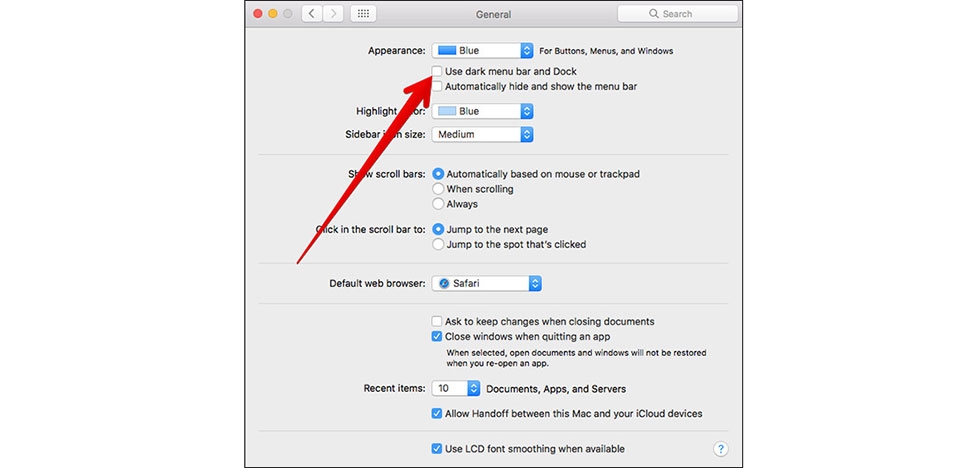 Kích hoạt chế độ Dark Mode trên MacOS Sierra Kích hoạt chế độ Dark Mode trên MacOS Sierra