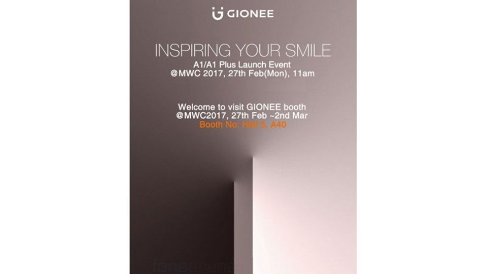 [MWC 2017] Gionee ra mắt 2 smartphone là A1 / A1 Plus