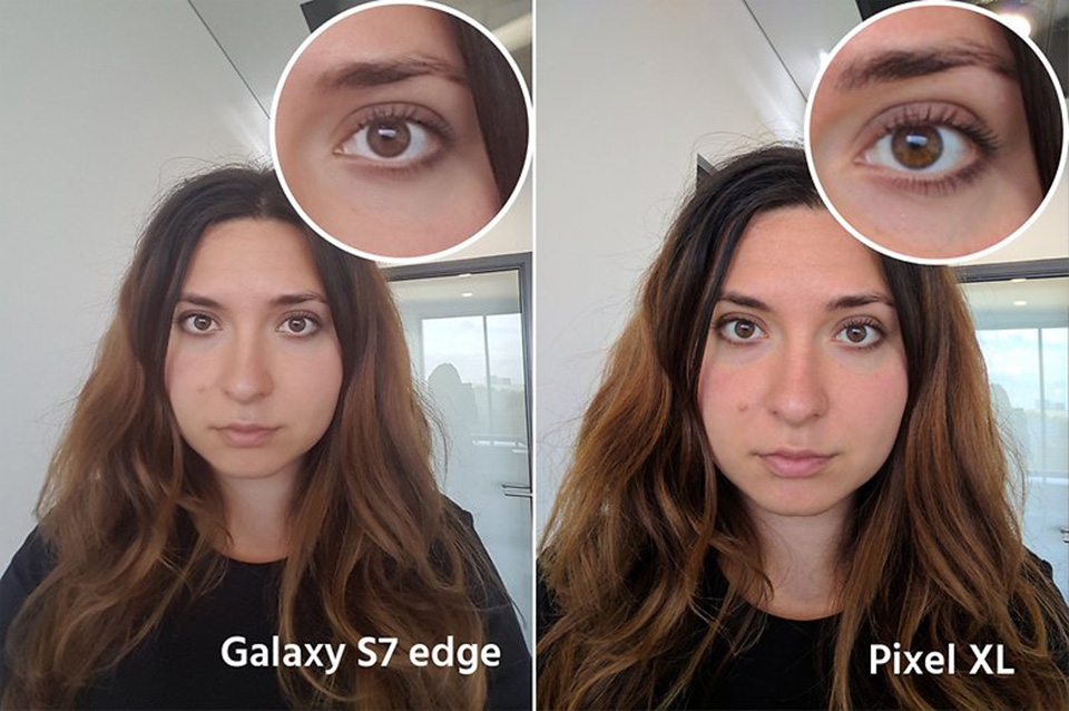 Samsung Galaxy S7 edge và Google Pixel XL