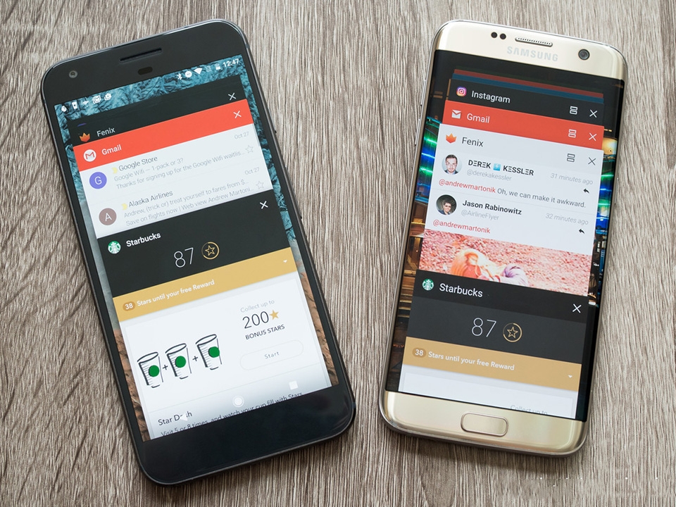 Samsung Galaxy S7 edge và Google Pixel XL