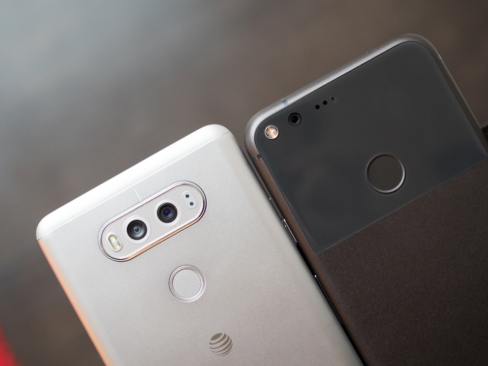 Google Pixel XL và LG V20