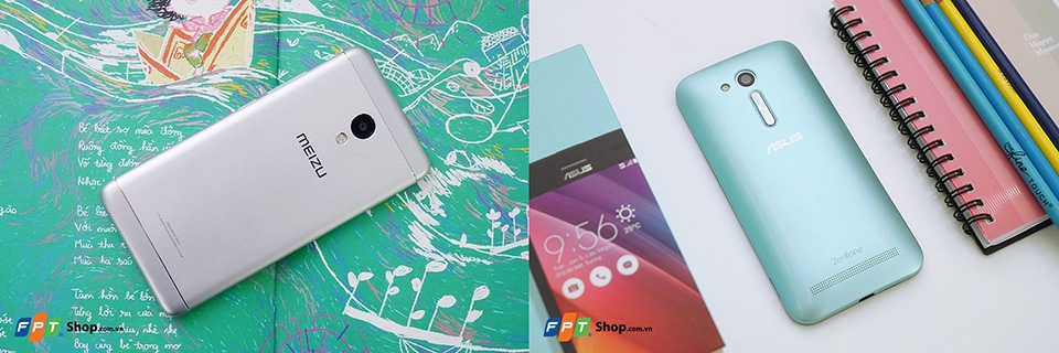 Meizu M3s và Asus ZenFone Go