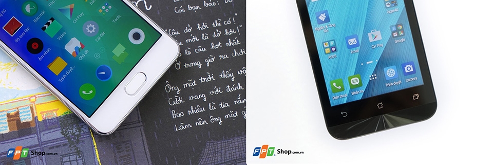 Meizu M3s và Asus ZenFone Go