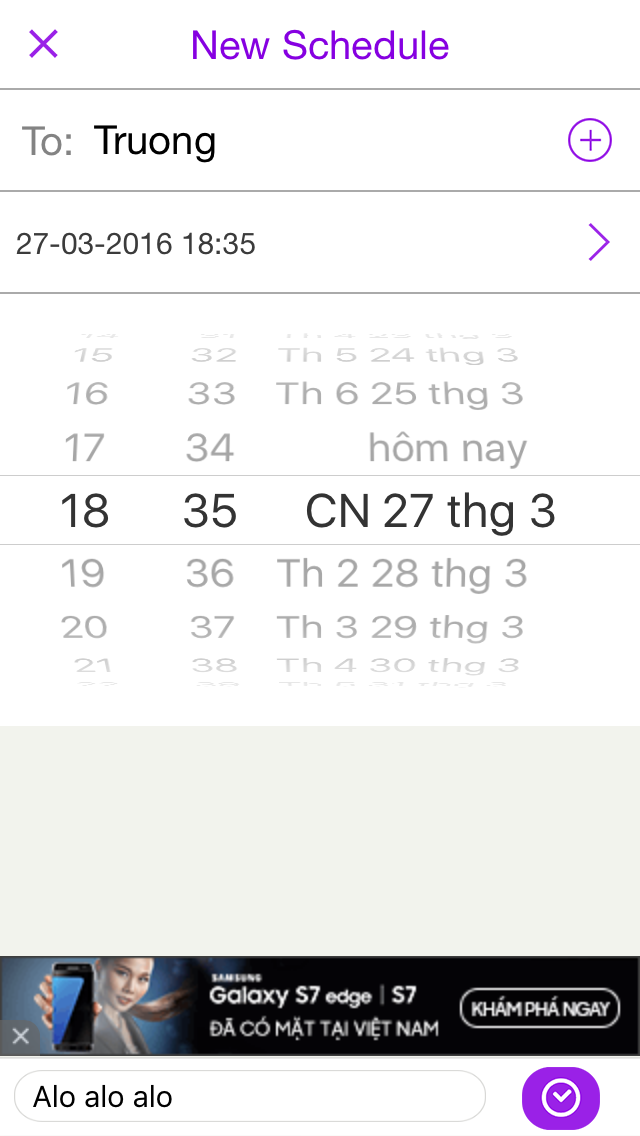 SMS Scheduler - Hẹn giờ gửi tin nhắn trên iOS