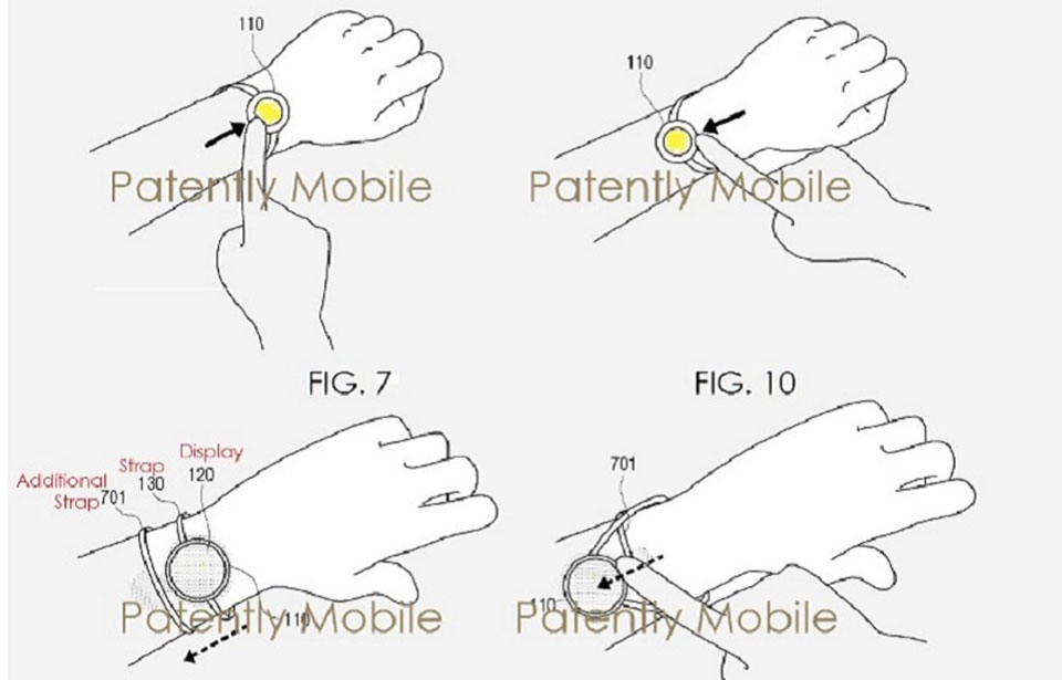 Smartwatch Samsung có thể đo góc khi điều chỉnh dây đeo