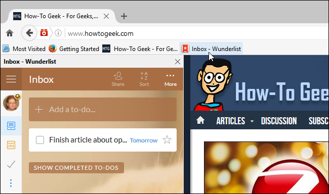 Mẹo đọc hai trang web cùng lúc trên Firefox