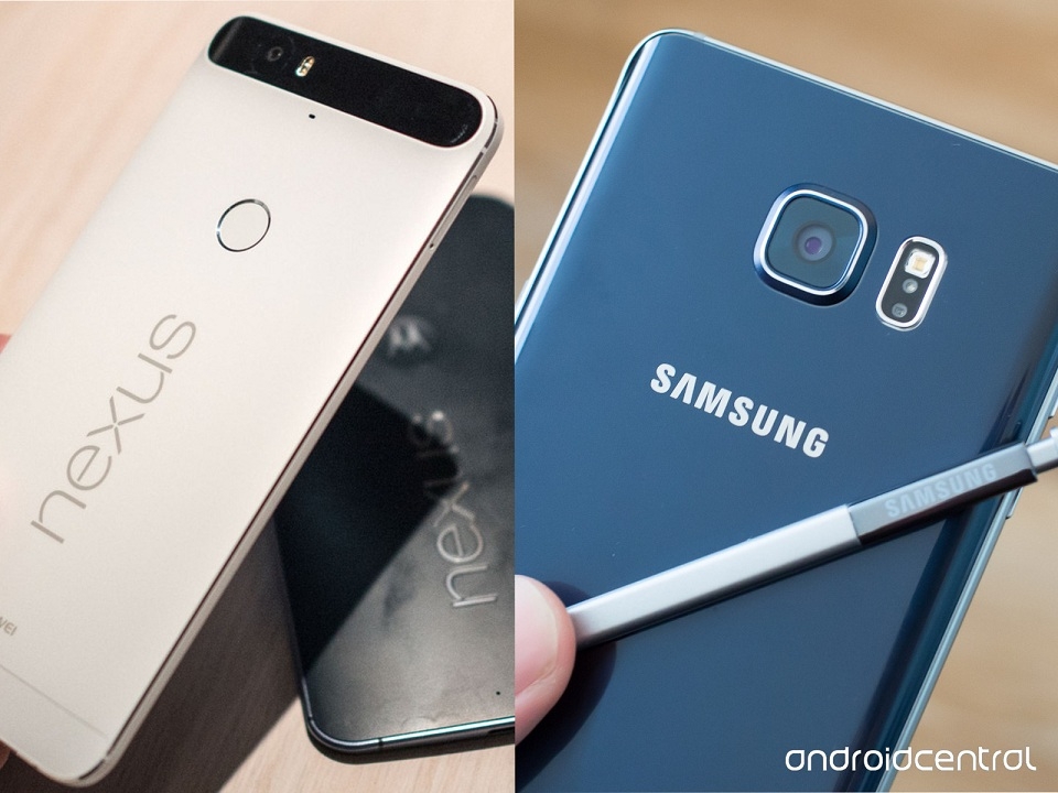 5 lý do nên mua Galaxy Note 5 hơn Huawei Nexus 6P