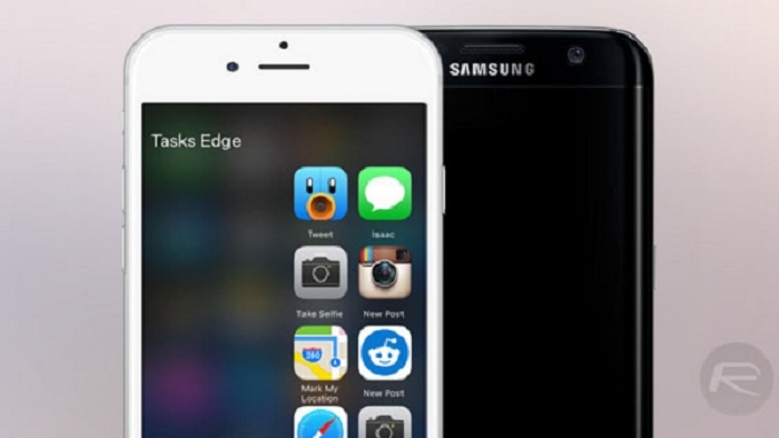 Hướng dẫn mang tính năng màn hình cong của S7 egde lên iPhone