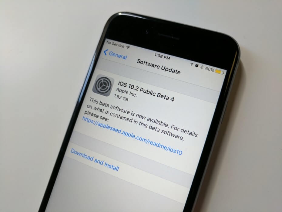 Apple ra mắt bản cập nhật iOS 10.2 beta 4 cho nhà phát triển 1