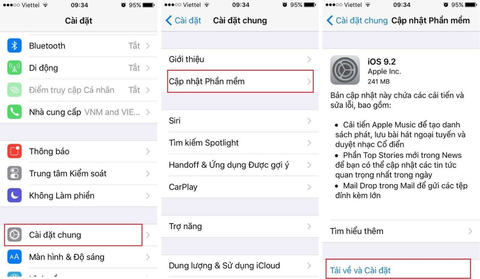 Apple tung bản cập nhật iOS 9.2 1