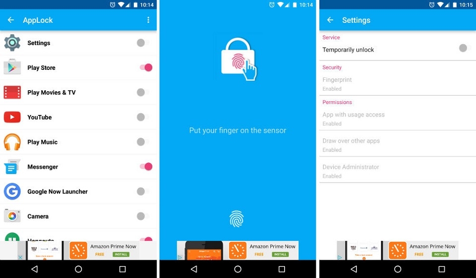 AppLock: Bảo mật ứng dụng Android bằng vân tay
