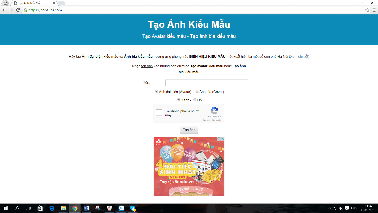 Bắt kịp trào lưu ava kiểu mẫu “Đỏ Xanh” với vài thao tác cơ bản