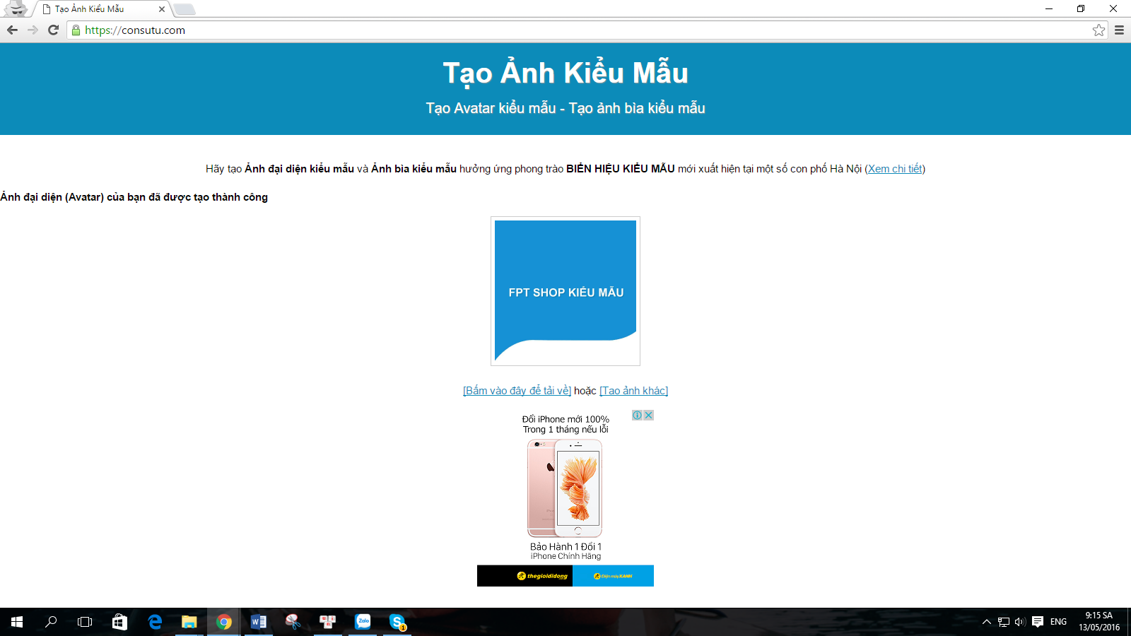 Bắt kịp trào lưu ava kiểu mẫu “Đỏ Xanh” với vài thao tác cơ bản