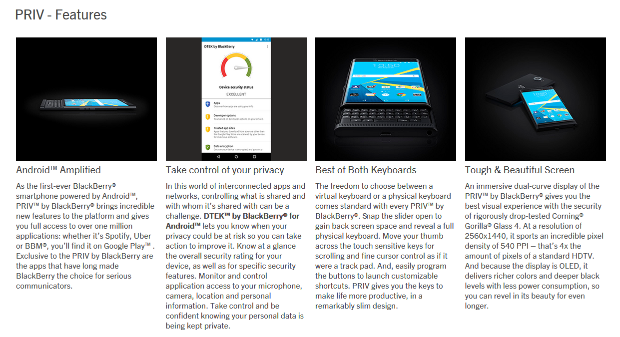 Blackberry nhận đặt hàng trước Blackberry Priv giá 749USD 1