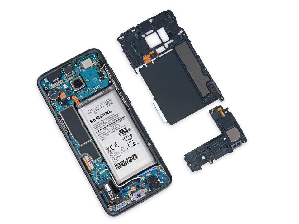 Cận cảnh màn mổ xẻ Galaxy S8/S8 Plus của iFixit 2