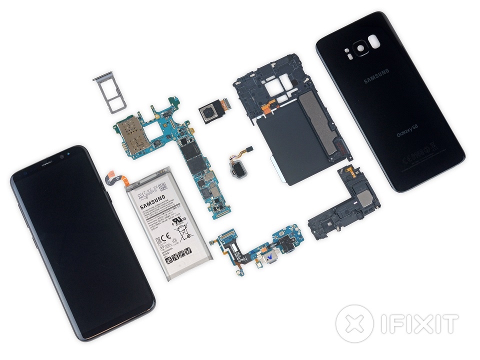 Cận cảnh màn mổ xẻ Galaxy S8/S8 Plus của iFixit 8