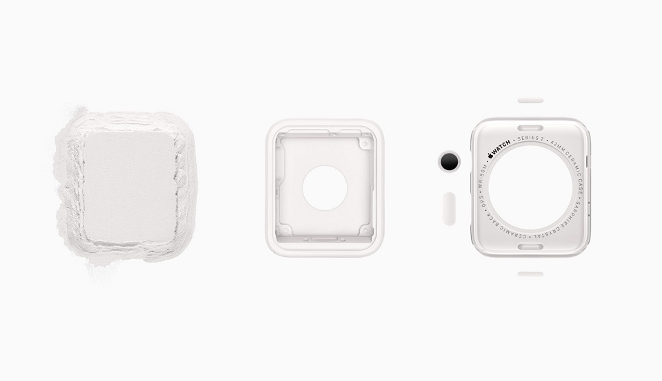 Cận cảnh phiên bản Apple Watch Series 2 cao cấp làm bằng gốm trắng 4