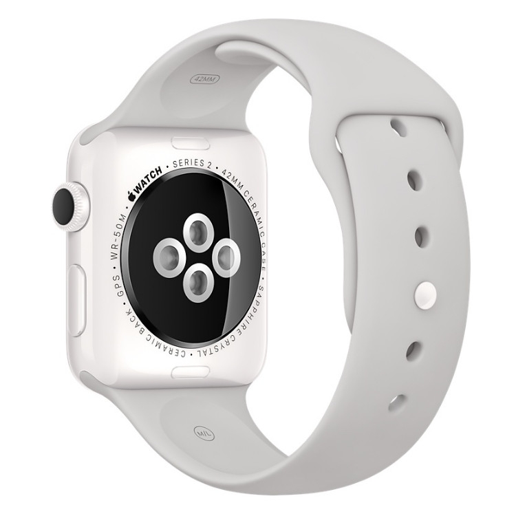 Cận cảnh phiên bản Apple Watch Series 2 cao cấp làm bằng gốm trắng 5