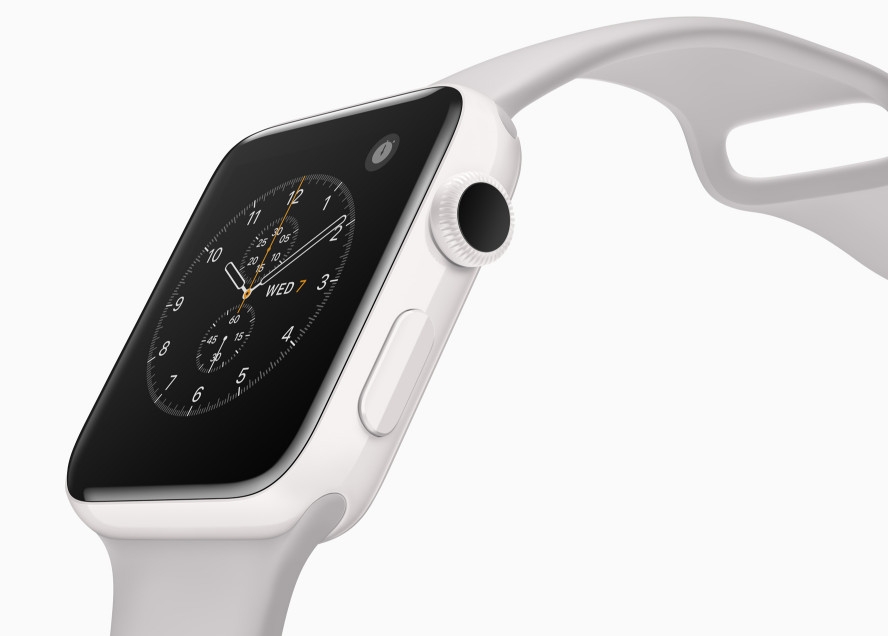 Cận cảnh phiên bản Apple Watch Series 2 cao cấp làm bằng gốm trắng 1