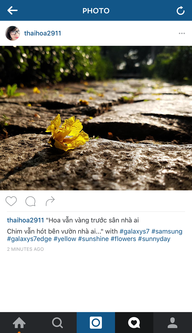 Chiêm ngưỡng loạt ảnh chụp bằng Galaxy S7 trên Instagram