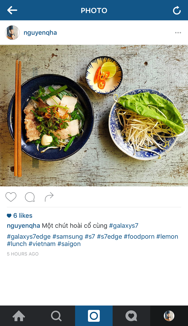 Chiêm ngưỡng loạt ảnh chụp bằng Galaxy S7 trên Instagram