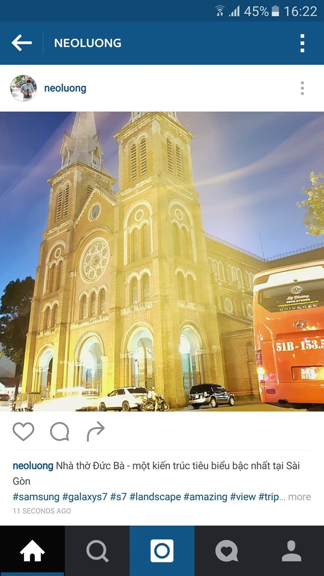 Chiêm ngưỡng loạt ảnh chụp bằng Galaxy S7 trên Instagram