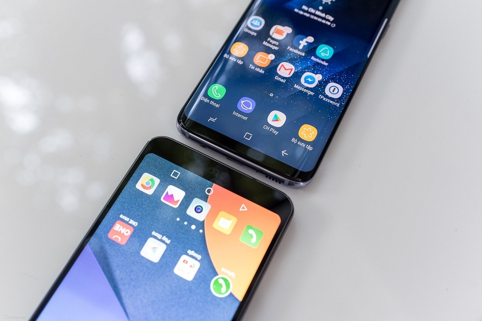 Chiêm ngưỡng loạt ảnh so sánh thiết kế LG G6 và Galaxy S8 3