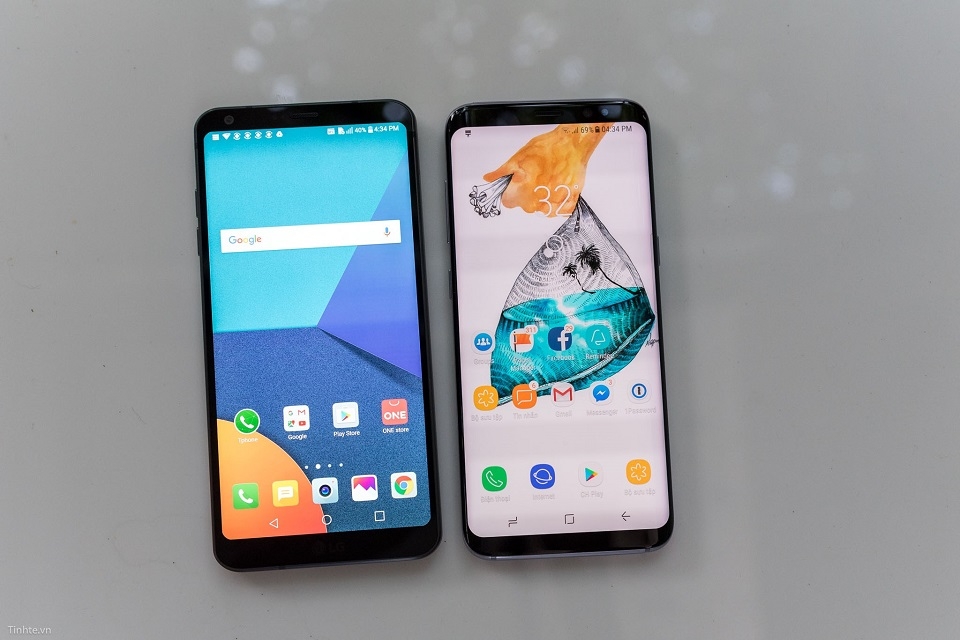 Chiêm ngưỡng loạt ảnh so sánh thiết kế LG G6 và Galaxy S8 5