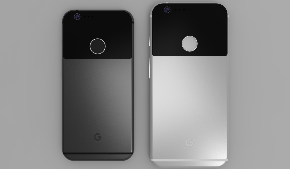 Ảnh render cực chất của Google Pixel và Pixel XL 2