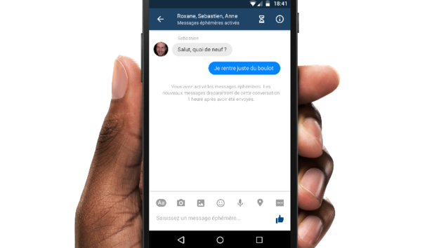 Facebook đang thử nghiệm tin nhắn tự hủy tương tự Snapchat 3