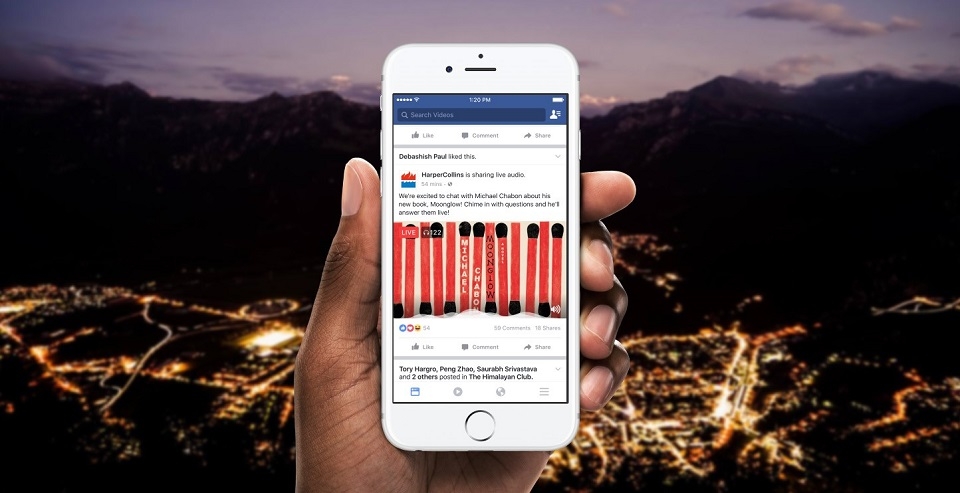 Facebook giới thiệu tính năng Live Audio mới