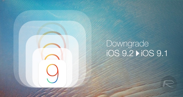 FPT Shop hướng dẫn hạ cấp từ iOS 9.2 xuống iOS 9.1