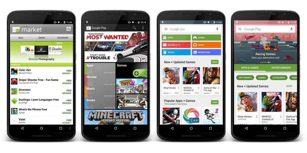 Google Play store lộ ảnh giao diện mới hút mắt