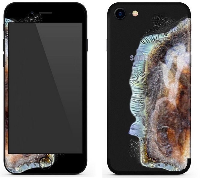 Hài hước vỏ case biến iPhone thành Note 7 cháy nổ Hài hước vỏ case biến iPhone thành Note 7 cháy nổ