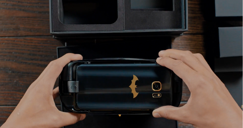 Hình ảnh và video mở hộp Galaxy S7 edge phiên bản Batman