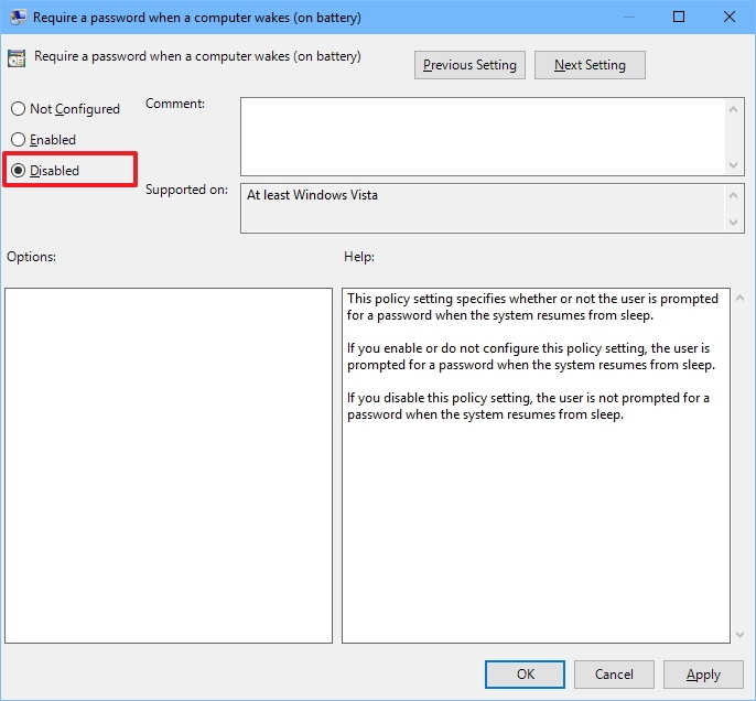 Hướng dẫn tắt hỏi mật khẩu khi mở máy từ trạng thái sleep trên Windows 10 3 Hướng dẫn tắt hỏi mật khẩu khi mở máy từ trạng thái sleep trên Windows 10 3