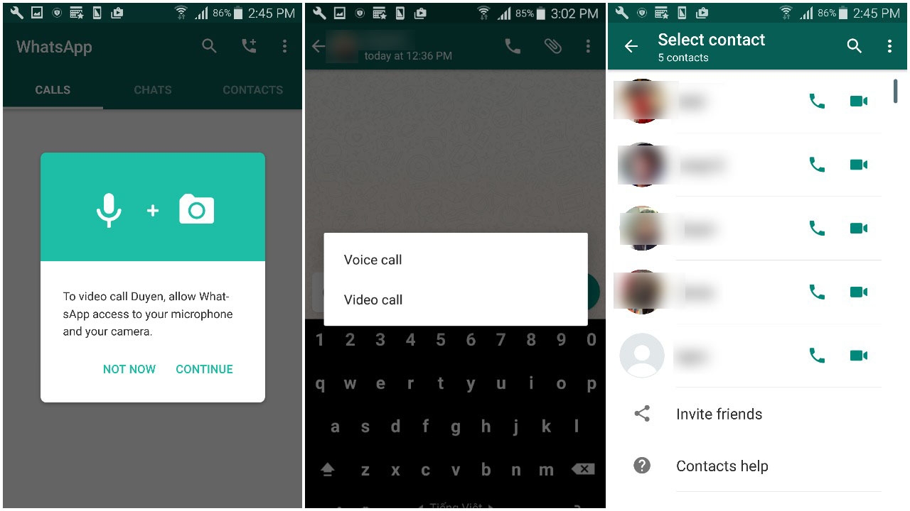 WhatsApp cập nhật tính năng video call 2