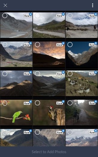 Đã có thể chỉnh ảnh RAW trên ứng dụng Lightroom
