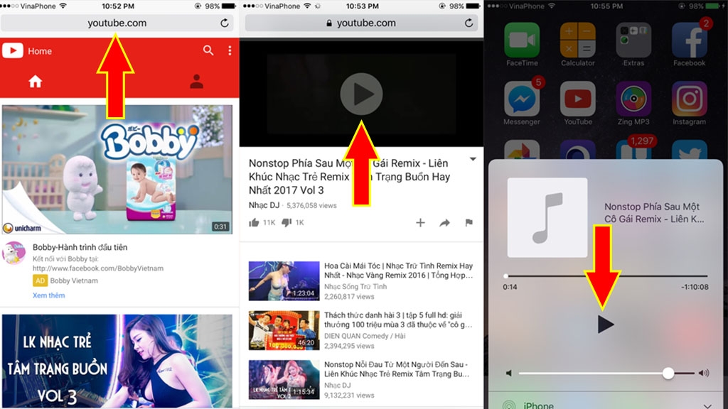 Cách 2: Sử dụng trình duyệt Safari