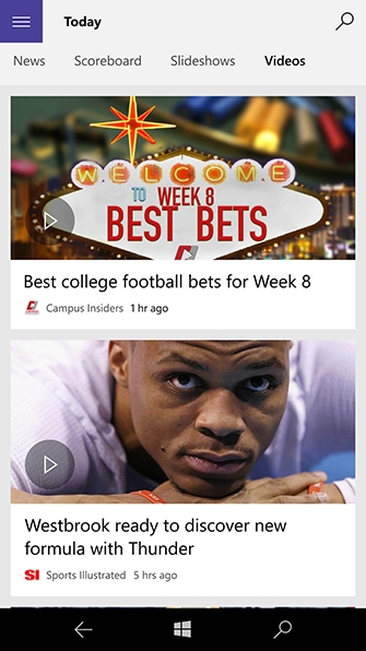 ứng dụng thể thao SPORTS 1