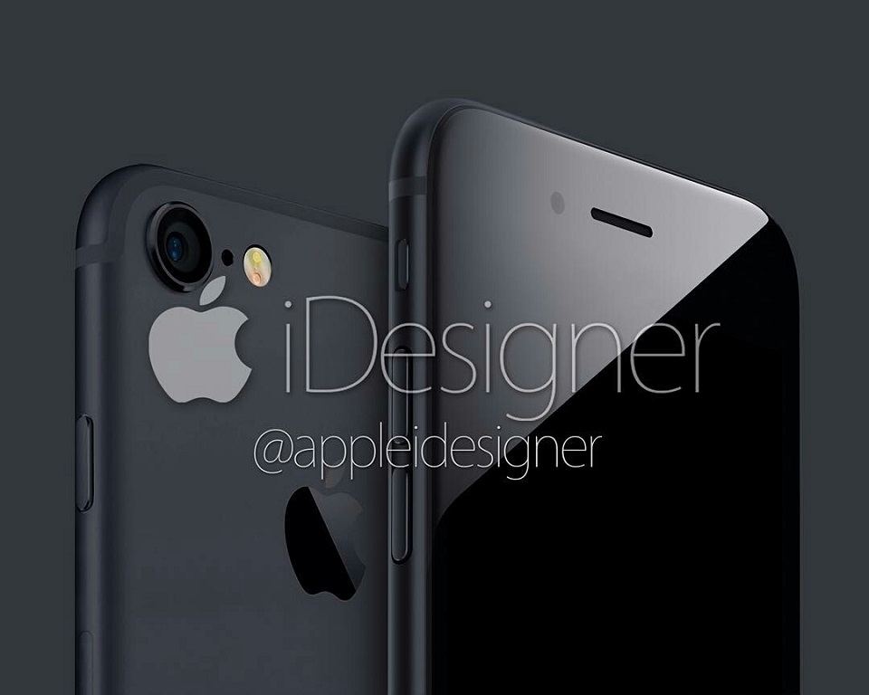 iPhone 7 xám đen lộ ảnh render “không phải dạng vừa đâu”