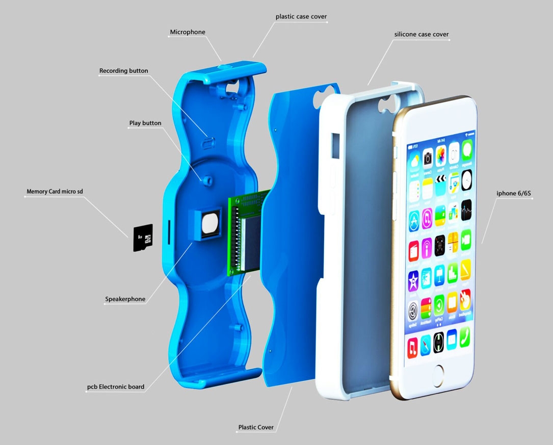 JIC: Case iPhone có thể ghi âm tất cả cuộc gọi