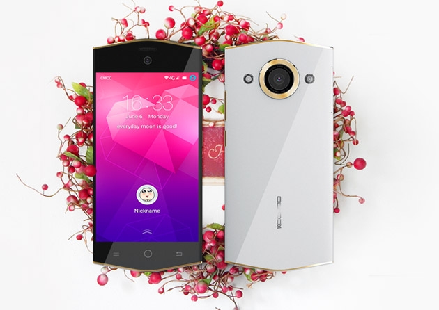 Keecoo Mobile K1: điện thoại lục giác dành cho phái nữ