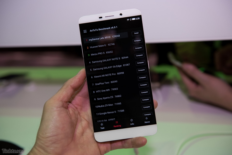 Khám phá sức mạnh ẩn chứa trong smartphone LeTV Le Max Pro 2