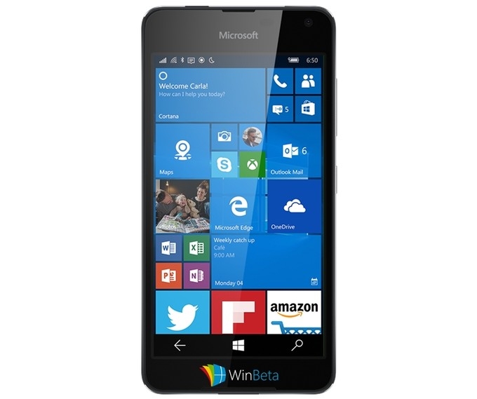 Lộ ảnh render của smartphone tầm trung Lumia 650 1