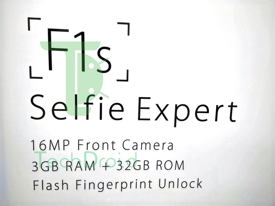 Lộ ảnh render OPPO F1s cùng một số thông tin cấu hình quan trọng