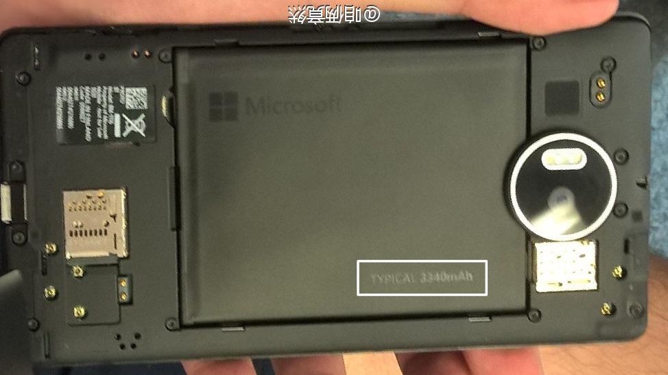 Lumina 950XL sẽ sở hữu viên pin tháo rời dung lượng 3340mAh?